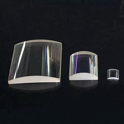 Ống kính hình trụ lõm 200mm BK7 Acrylic trong suốt